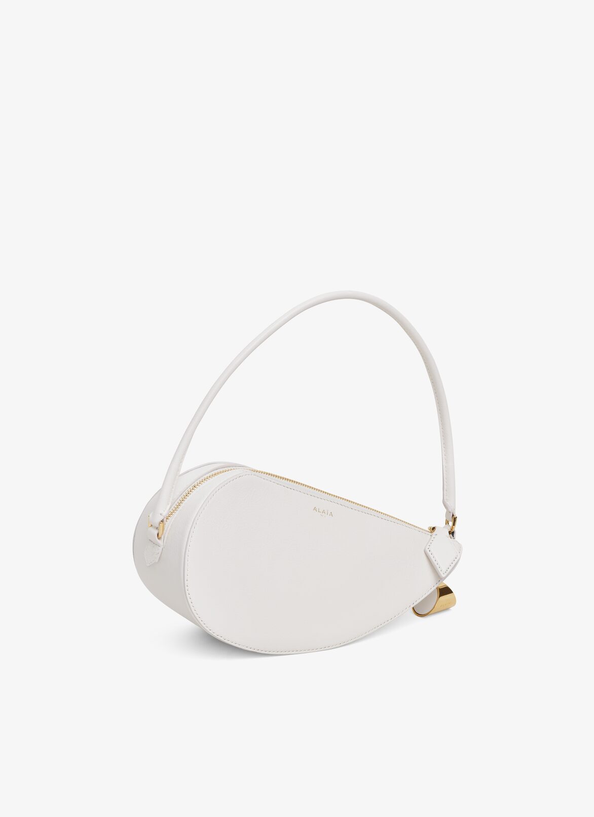 LE DEMI-CŒUR BAG IN GOATSKIN ALAÏA IVORY LE DEMI-CŒUR BAG IN GOATSKIN